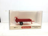 Wiking 088702 HO Gauge Manure spreader Fortuna - red