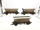 Hornby R6224 OO Gauge HBA MGR Hopper Wagon Triple Pack