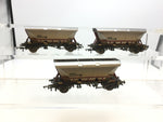 Hornby R6224 OO Gauge HBA MGR Hopper Wagon Triple Pack