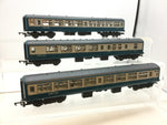 Hornby OO Gauge BR Blue/Grey Mk 2 Coach x3