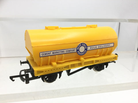 Triang/Hornby R564 OO Gauge Blue Circle Wagon (Yellow) x2