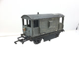 Trix OO Gauge BR Grey Brake Van with Tail Light