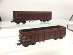 Roco 67039 HO Gauge Set of 2 FS Gondola Wagons