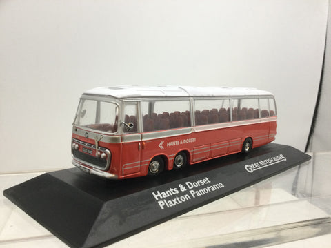 Atlas Editions 1:76/OO Gauge Plaxton Panorama Bus Hants & Dorset