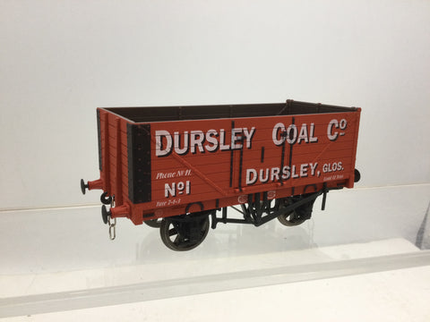 Dapol 7F-071-026 O Gauge 7 Plank Wagon Dursley Coal Co