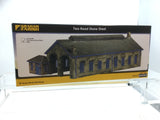 Graham Farish 42-0157B N Gauge Two Road Stone Engine Shed Blue