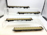 Oxford Rail 76CAR001B OO Gauge BR Carflat Wagon x4