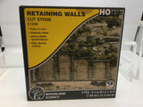 Woodland Scenics C1259 HO/OO Gauge Cut Stone Retaining Wall (x3)