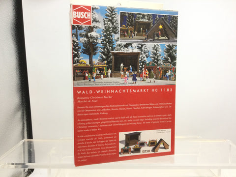 Busch 1183 HO/OO Gauge Traditional Christmas Market Kit