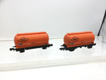 Graham Farish 373-005 N Gauge RMC PCA Cement Tank Wagon x2