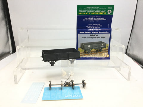 Parkside PS604 O Gauge GWR 10t 4 Plank Open Wagon Kit (PARTIALLY BUILT)