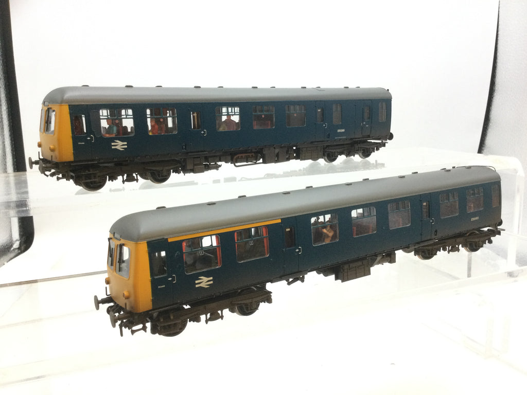 Bachmann 31-325 OO Gauge BR Blue Class 105 2-Car DMU Weathered/DCC Fitted