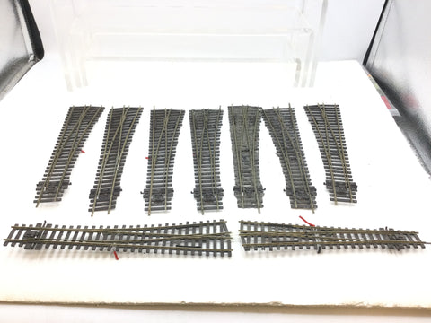 Job Lot of Peco OO Gauge Code 75 Finescale Small/Medium Radius Electrofrog Points