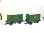 Hornby R6318 OO Gauge SR Conflat Wagon 39168 x2