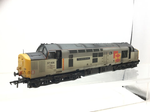 Bachmann 32-384 OO Gauge Sector Class 37 No 37406 Saltire Society (WEATHERED)