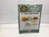 Ratio 221 N Gauge Pallets Sacks & Barrels Kit