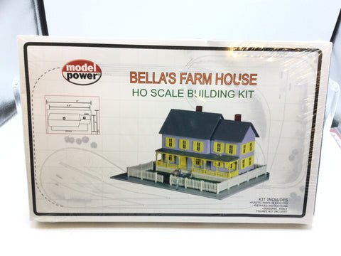 Model Power 490 HO Gauge Bella's Farm House Plastic Kit