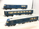 Triang R555/R556 OO Gauge 3 Car BR Blue Pullman (NEEDS ATTN)