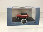 Oxford Diecast 76MN012 1:76/OO Gauge Austin Mini Cooper Tartan Red/Black