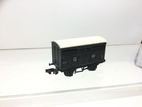 Graham Farish 2604 N Gauge Cattle Van GWR Grey 106325