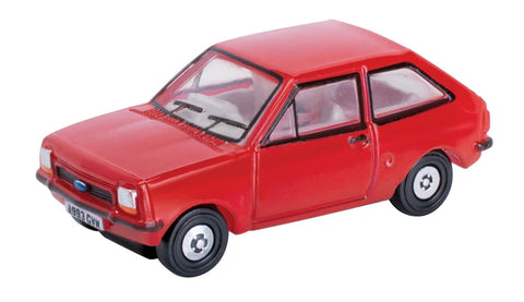 Oxford Diecast NFF001 N Gauge Ford Fiesta Mk1 Venetian Red