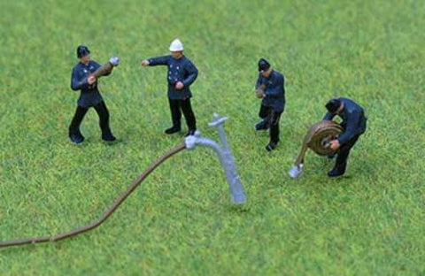 P&D Marsh PDZ40 OO Gauge Whitemetal Painted 1950s/60s Fire Crew