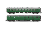 Hornby R40471 OO Gauge BR Kitchen and Buttery Car & Composite Restaurant - Jolly Tar 7834 Twin pack