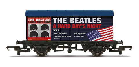 Hornby R60302 OO Gauge The Beatles 'Hard Days Night' US and UK Album Covers Wagon