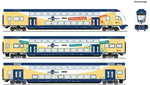 Roco 6210105 HO Gauge Metronom DABpbzkfa/Dbdpza/Dbpza Coach Set (3) VI