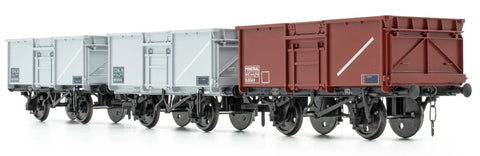 Accurascale 1024 OO Gauge BR 16T Mineral - 1/108 - BR Freight Grey - Pack D