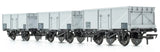 Accurascale 1060 OO Gauge BR 16T Mineral - MCO - BR Freight Grey TOPS - Pack M