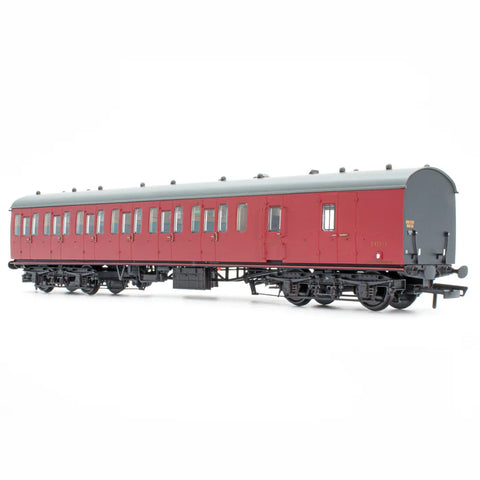 Accurascale 2347 OO Gauge BR Mk1 57' Non-Gangway Coach - BT - BR Carmine Red: E43113