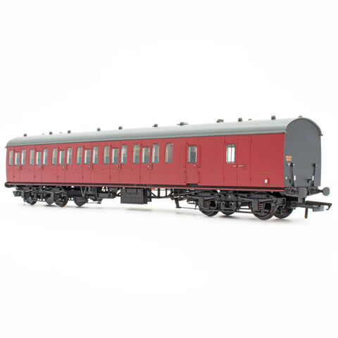 Accurascale 2348 OO Gauge BR Mk1 57' Non-Gangway Coach - BT - BR Carmine Red: E43119