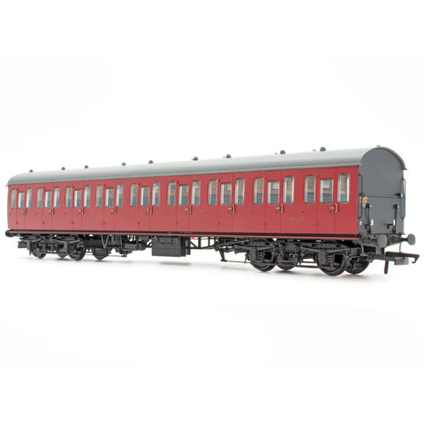 Accurascale 2370 OO Gauge BR Maroon Mk1 57' Non-Gangway Coach - T - E46229