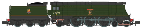 Dapol 2S-034-006S N Gauge W/Country 34001 'Exeter' BR Early Green (DCC-Sound)