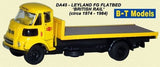 B-T Models DA45 1:76/OO Gauge Leyland FG 2 Axle Flatbed British Rail