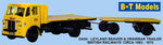 B-T Models DA54 1:76/OO Gauge Leyland Beaver Flatbed & Drawbar Trailer British Railways