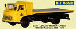 B-T Models DA80 1:76/OO Gauge Leyland Terrier 2 Axle Flatbed British Rail