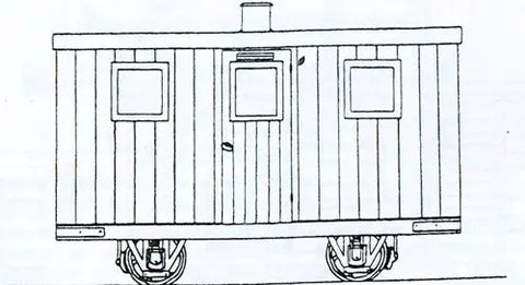 Dundas Models DM46 OO-9 Gauge Quarrymans Coaches Kit (Pk3)