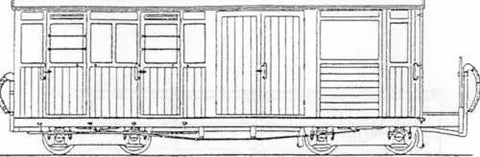 Dundas Models DM59 OO-9 Gauge Ffestiniog Rly Bogie Luggage Van Kit