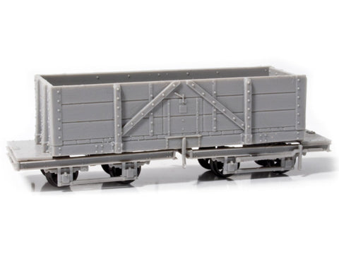 Dundas Models LR04 OO-9 Gauge WW1 War Dept Class C Bogie Open Fixed Sides Wagon Kit