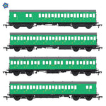 EFE Rail E86022 OO Gauge LBSCR 54ft 'Isle of Wight' 4-Coach Pack SR Malachite Green