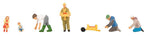 Faller 151659 HO/OO Gauge Strawberry Pickers Figure Set