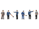 Faller 151706 HO/OO Gauge Railway Maintenance Staff (6) Figure Set