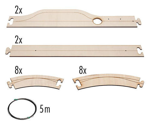 Faller 162100 N Gauge Car System Laser Street Basic Set