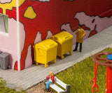 Faller 180913 HO/OO Gauge Yellow Dumpsters (2) Kit