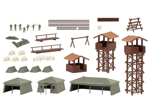 Faller 190039 HO/OO Gauge Army Training Camp Kit Set V