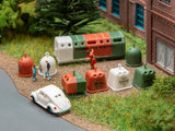 Faller 272567 N Gauge Recycling Containers (9) Kit IV