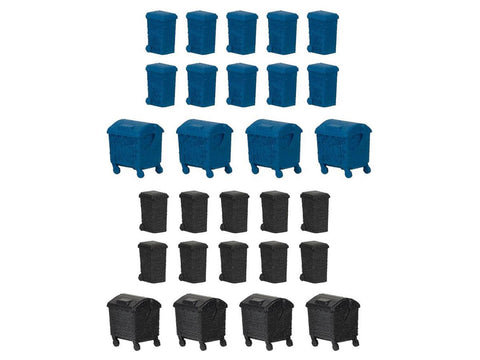 Faller 272919 N Gauge Waste Bins (28) Kit IV