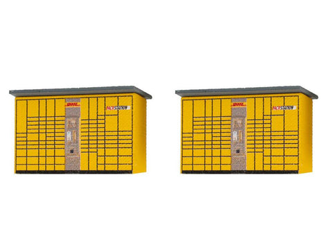 Faller 272921 N Gauge DHL Parcel Collection Lockers (2) VI